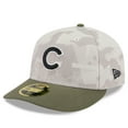 thumbnail image 3 of Men's New Era Light Beige/Olive Chicago Cubs 2025 Armed Forces Day Low Profile 59FIFTY Fitted Hat, 3 of 5