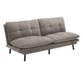 thumbnail image 1 of Sofá Cama Mainstays Color Gris con Respaldo Reclinable de 3 posiciones, 1 of 3