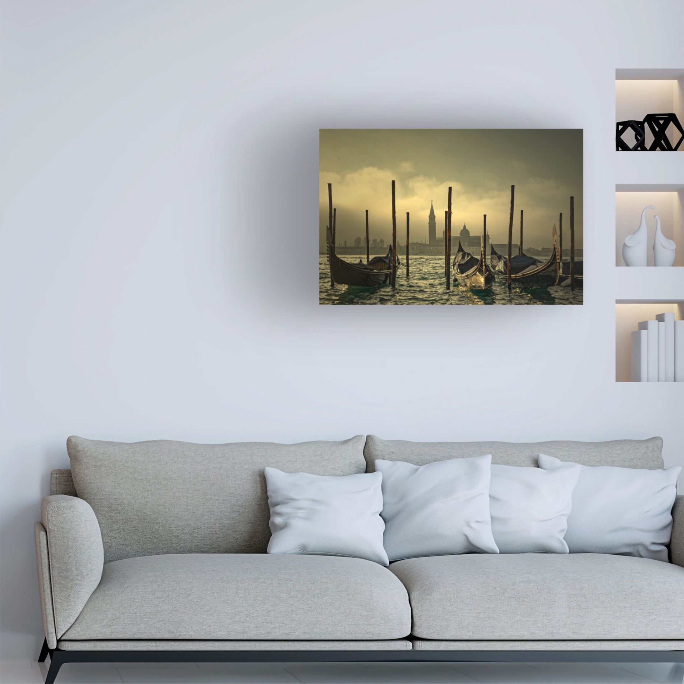 Trademark Fine Art Isabelle DUPONT Light In The Mist Canvas Wall Art