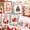 4 Pack-#A, variant on Christmas Gift Card Book, 4 Pack Spiral Bound Gift Card Holder Books with 10 Themed Sheets Each for Holiday Gifts, Family, Friends & Coworkers