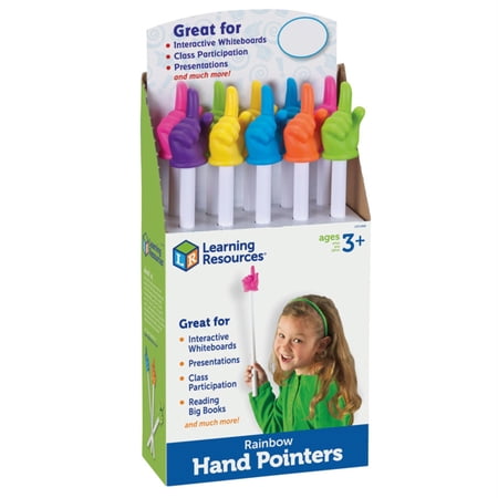 UPC: 0765023019681 | Rainbow Hand Pointers  15   Pack of 10