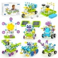 thumbnail image 1 of RISUNTOY 434 PCS STEM Toys Kit for Kids Age 6+ - Build 36+ Robot Models with Solar Power, Gears & Sensors,Science & Engineering Learning Toy for Boys & Girls | Perfect Educatio, 1 of 7