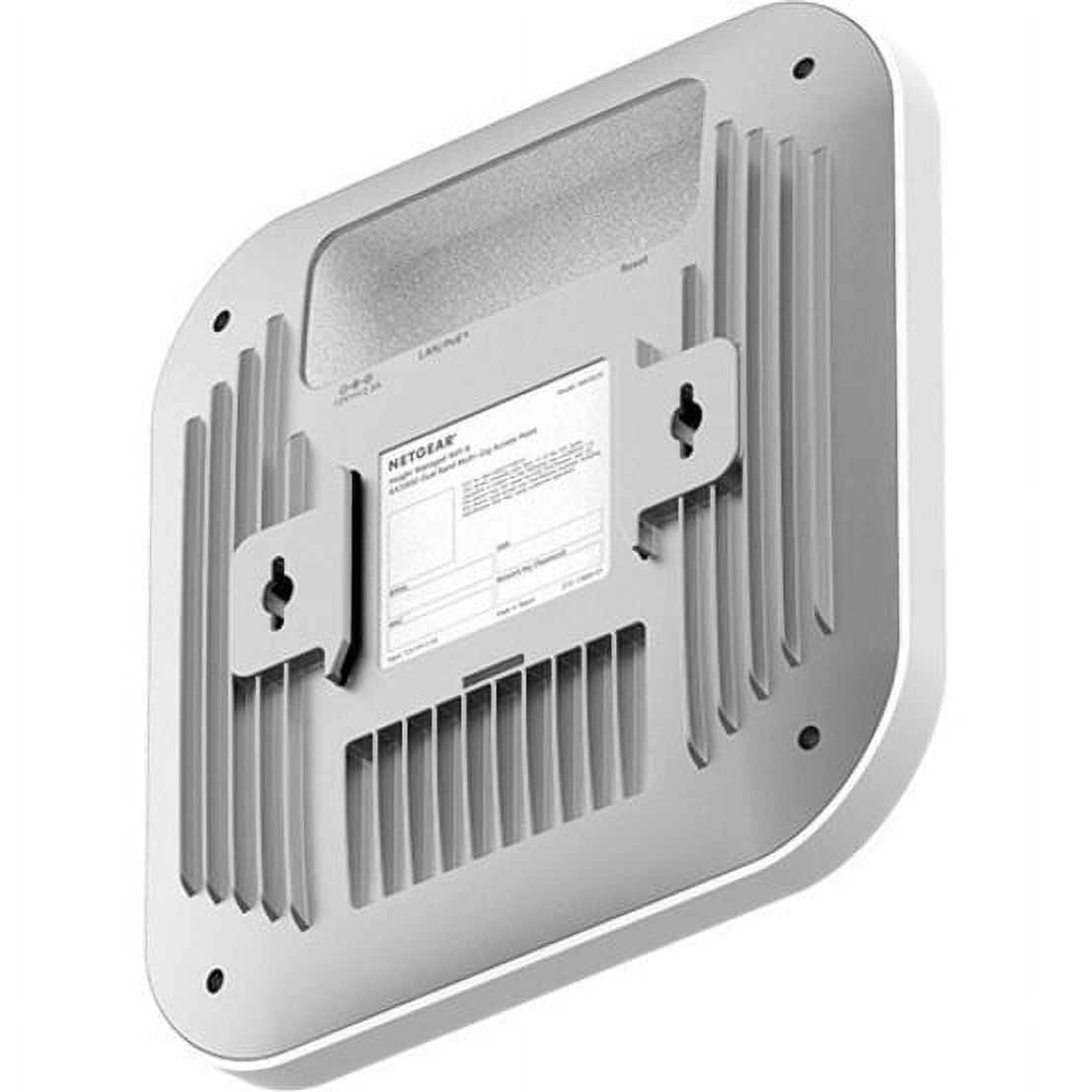 Netgear WAX620 Dual Band Wi-Fi 6 IEEE 802.11 a/b/g/n/ac/ax/i 3.60 Gbit/s Wireless Access Point, Indoor
