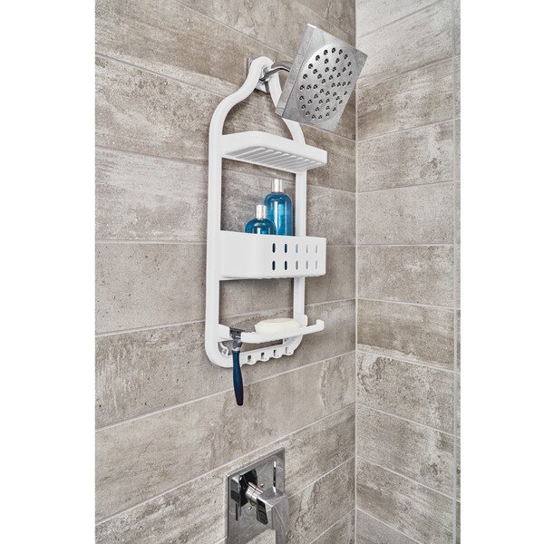 iDesign Cade Shower Caddy, White