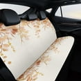 thumbnail image 4 of Autumn Leaves Border Car Rear Seat Cover, Suitable for Automobiles SUV、 General Motors Back Seat Protectors for Cars, Trucks, 4 of 6
