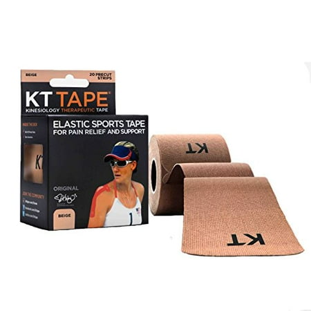 UPC 893169002028 product image for KT TAPE Original Cotton Elastic Kinesiology Theraeputic Tape Beige- 20 Pre-Cut 1 | upcitemdb.com