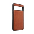 thumbnail image 5 of Allytechgroup Shockproof PU Leather Slim Fit Back Cover Cell Phone Case for Google Pixel 6 Pro, Brown, 5 of 9