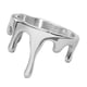 thumbnail image 5 of Anillo de mujer jinwen de Acero inoxidable para aniversario Color Acero Talla 6, 5 of 8