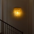 thumbnail image 6 of Modern Indoor Shells Wall Sconce Creative Silver Wall lamp Dimmable Round Wall Lighting Fixture for Bedroom,Living Room Girls Room 9.45" x 9.84", 6 of 16