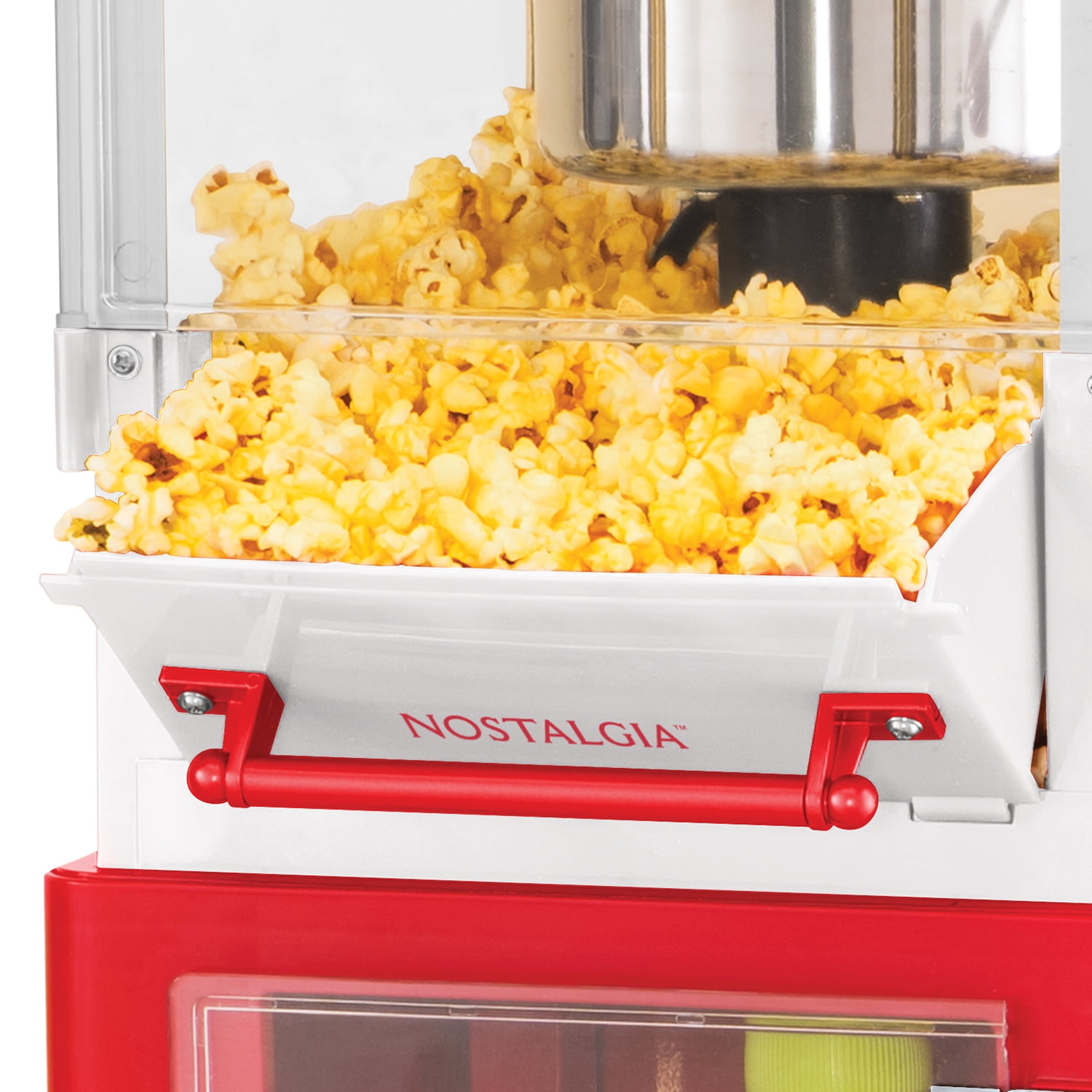 Nostalgia Popcorn Maker Machine - Professional Cart With 2.5 Oz Kettle  Makes Up to 10 Cups - Vintage Popcorn Machine Movie Theater Style - Red
