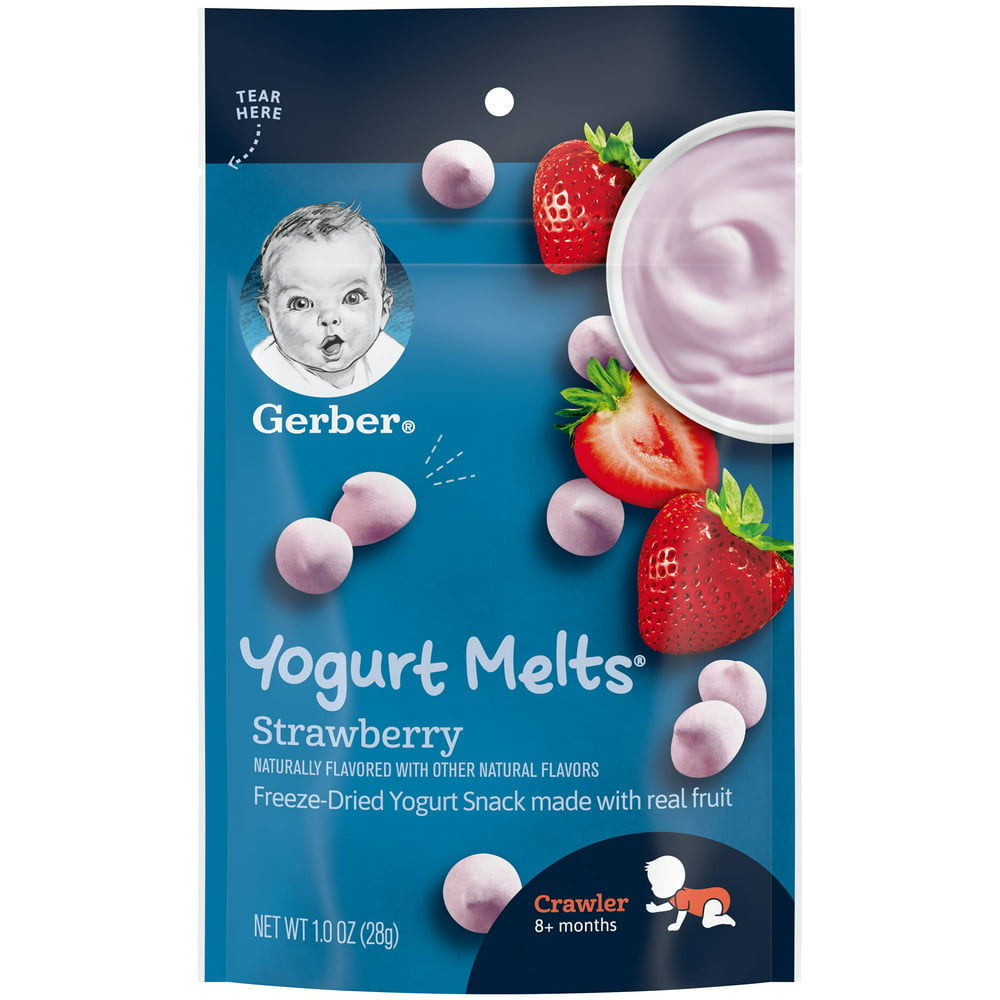 Gerber Strawberry Yogurt Melts, 1 Oz - Walmart.com - Walmart.com