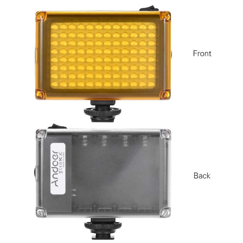 Andoer AD-96 Mini portatile sulla fotocamera LED Video Fill-in luce di Z4B7 