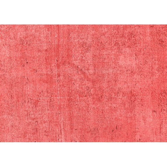 Ahgly Company Indoor Rectangle Abstract Red Modern Area Rugs, 7' x 9'