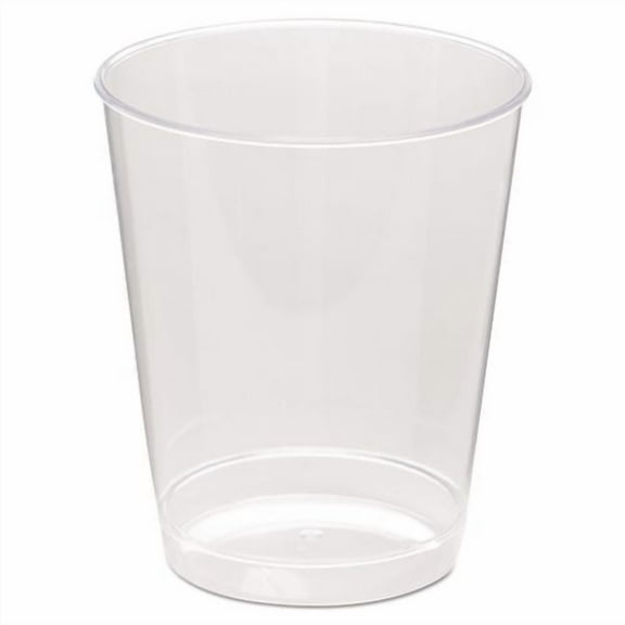 Comet Plastic Tumbler, Tall, 8 oz, Clear, 25/Pack, 20 Packs/Carton | Bundle of 2