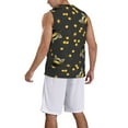 thumbnail image 5 of Rocae Bumblebee for Men's Basketball Jersey Lightweight and Breathable Athletic Tank Top,Quick-Drying Sports Jersey 4X-Large, 5 of 9