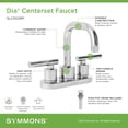 thumbnail image 4 of Symmons SLC3512STNPP Dia 1.0 GPM Centerset Bathroom Faucet - Nickel, 4 of 5
