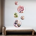 thumbnail image 3 of Designart "Poppy Flowers in Vibrant Green I" Floral Poppy Metal Wall Art Set of 5 Piece, 3 of 5