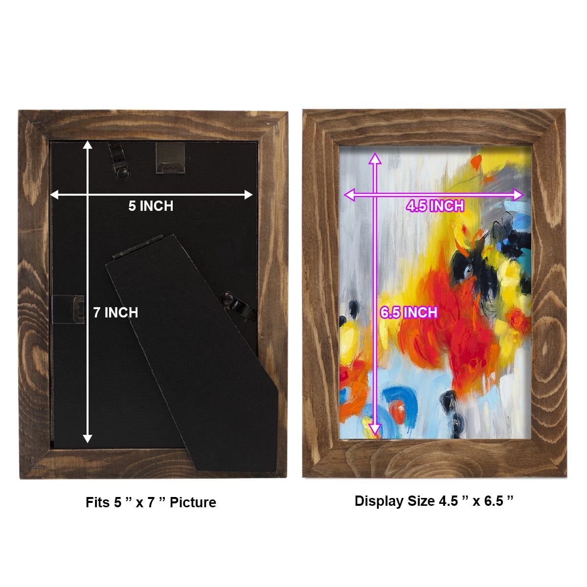 In the Loop I -Framed Print w/glass-Walnut