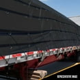 thumbnail image 7 of Heavy Duty Lumber Tarp - 16' x 28' (4' Drop & Flap) - 18oz Black Tar, 7 of 7