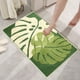 thumbnail image 5 of Alfombra de baño Leaf Plant - Esterilla absorbente antideslizante para puerta de entrada, dormitorio, moqueta moderna de poliéster, 16x24 pulgadas, 5 of 7