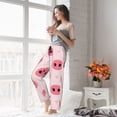 thumbnail image 5 of Logiee Pig Noses Print Women Pajama Pants,Comfy Pj Bottom with Pockets & Drawstring,Stretch Casual Sleepwear-Medium, 5 of 6