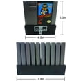 thumbnail image 3 of Black NES Game Organizer, Dust Cover, Cartridge Holder, Nintendo Entertainment System, 3 of 10