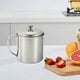 thumbnail image 5 of Aparatos de cocina, taza de acero inoxidable 304 con asa, taza de agua comercial con tapa, tetera para niños de jardín de infantes, protección contra caídas, taza pequeña de agua, taza de acero inoxid, 5 of 6