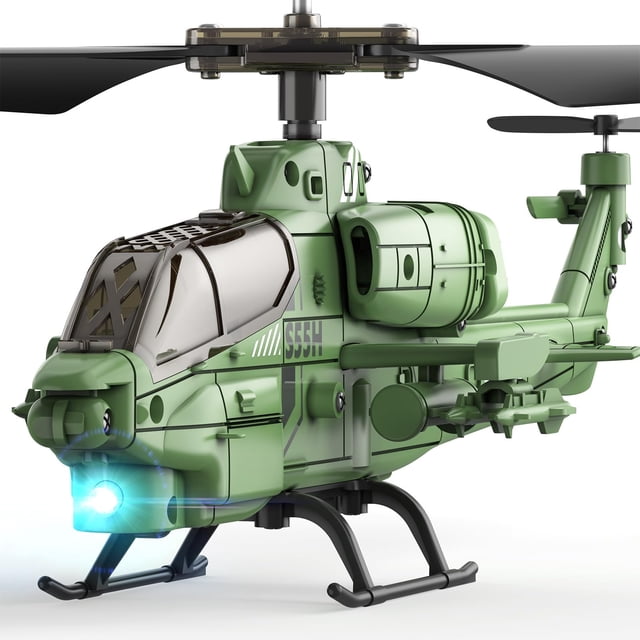 Helicóptero de control remoto SYMA S55H de diseño militar