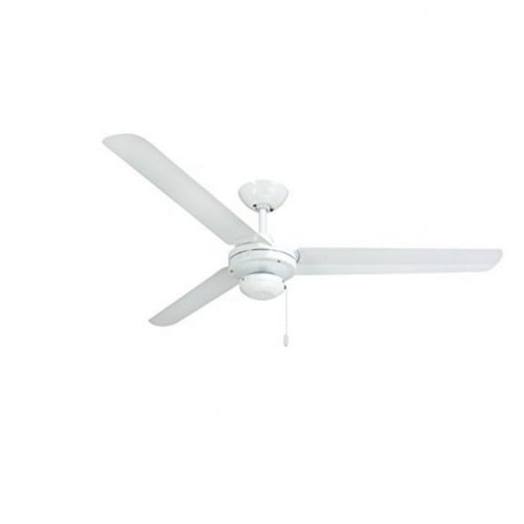 TroposAir 56 Tornado Pure White Industrial Ceiling Fan