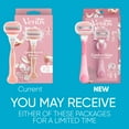 thumbnail image 3 of Venus ComfortGlide White Tea Razor for Women, 3 blades, Manual Razor, Handle and 2 Blade Refills, Pink, 3 of 12