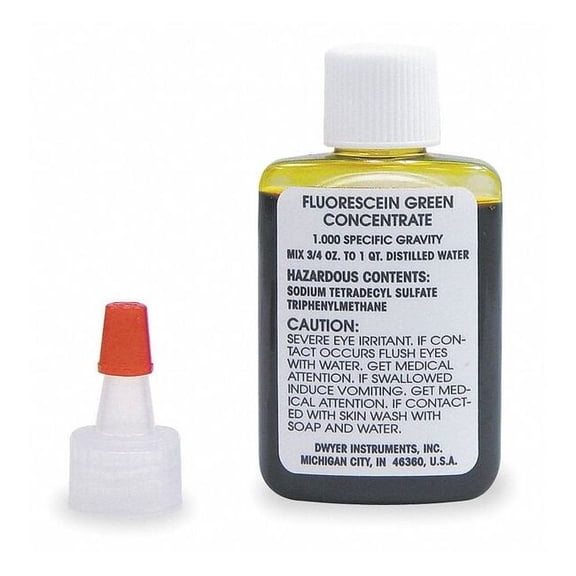 Dwyer Instruments Manometer Gauge Liquid,Green,1oz A-126