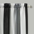 thumbnail image 3 of Achim Spectrum Rod Pocket Window Curtain Panel - 50x63 - Black/Silver, 3 of 6