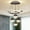 Black, variant on Modern LED Chandeliers Black/Golden 3-Color Dimmable Pendant Light for Kitchen Island, Dining Room, Living Room, Contemporary Hanging Ceiling Light, Adjustable Height, Perfect for Modern Home Decor