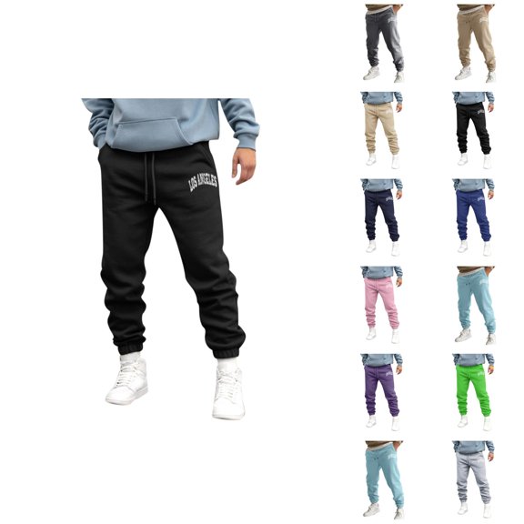 Sweatpants for Men - Comfortable Breathable Sweatpants with Pockets and Elastic Waistband for Gym & Training