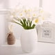 thumbnail image 1 of 15 mini flores artificiales de herradura de PU comercio exterior transfronterizo decoración del hogar accesorios de fotografía (blanco) Sincero Electrónica, 1 of 5