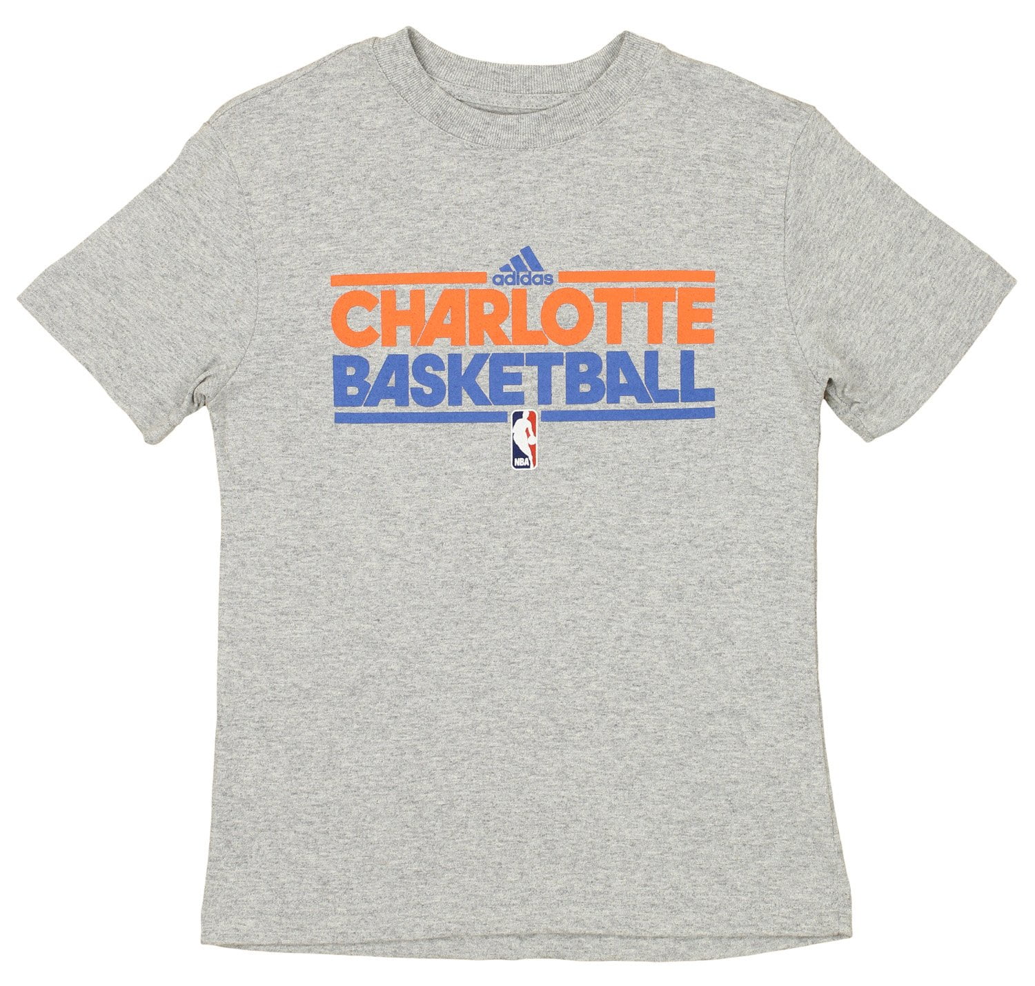 Adidas NBA Youth Boys Charlotte Bobcats Big Team Logo Practice Shirt