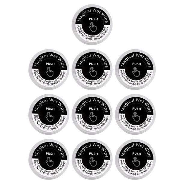 Compressed Towel Mini Compressed Coin Tissue Toilet Paper Tablet Disposable for 10 Grains