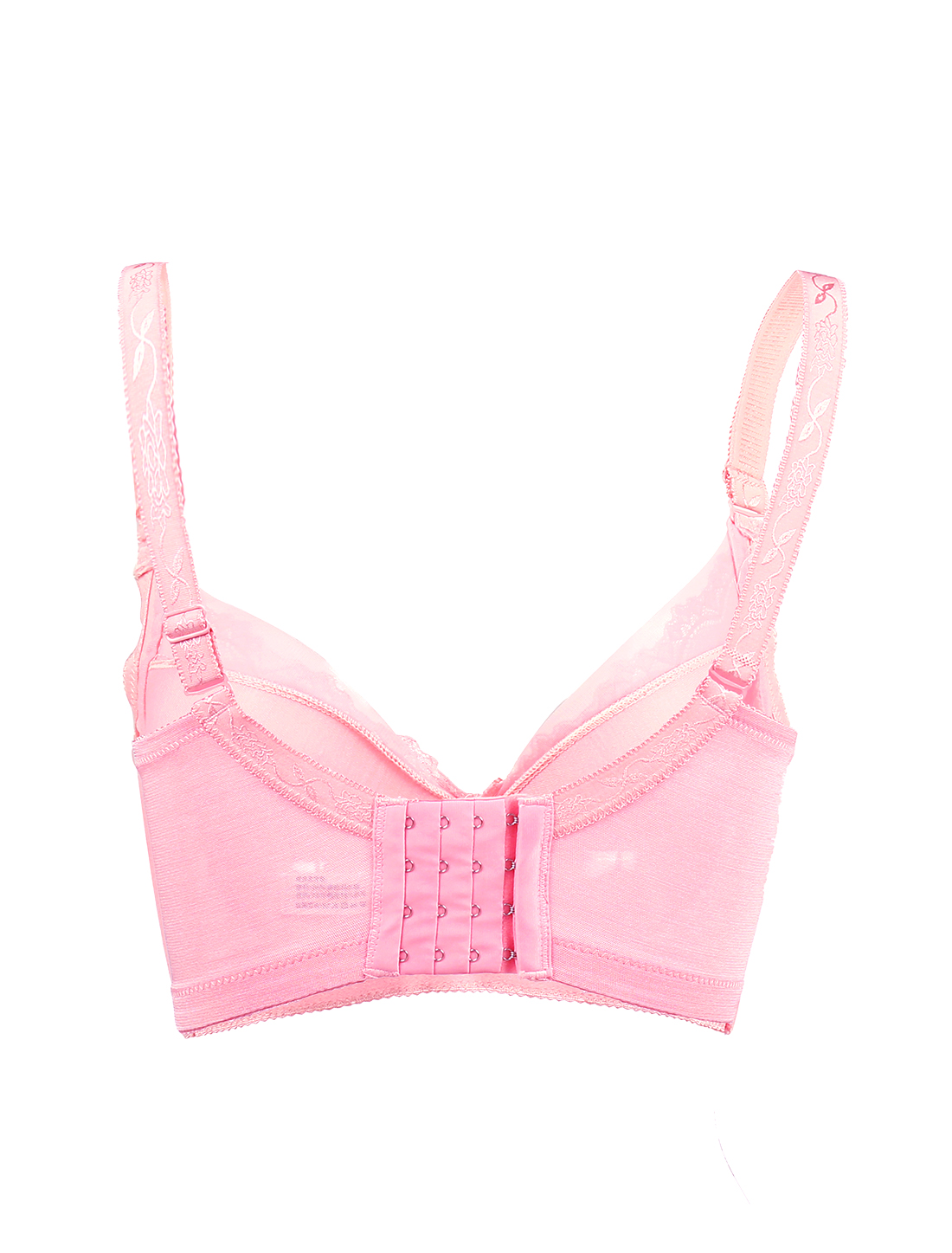 Women Lace Floral 3D Cup Underwire Push Up Plus Size Bra Pink 42C | Walmart Canada