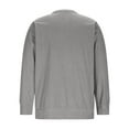 thumbnail image 4 of Men's Corduroy Sweatshirts Casual Long Sleeve Henley Shirts Lightweight Button Up Ribbed Pullover Tops, 4 of 6