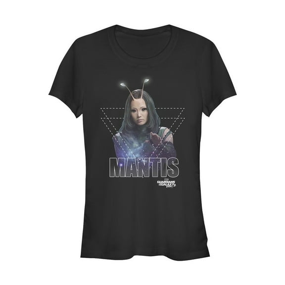 Junior's Marvel Guardians of the Galaxy Vol. 2 Mantis Triangle  Graphic Tee Black 2X Large