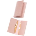 thumbnail image 1 of Tarjetero de piel tipo cartera VULKIT, delgado, color rosa vintage, 1 of 7