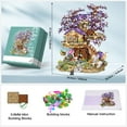 HOGOKIDS Purple Tree House Building Block Set, 3991 Pcs Forests