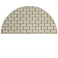 thumbnail image 2 of Furnish My Place Union Indoor/Outdoor Commercial Green Color Rug, Pet-Friendly, Home Decor Commercial Rug for Living Room, Bedroom, Wedding, Event, Made in USA, 18" x 36" Half Round - Set of 3, 2 of 5