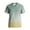Light Green, variant on Medical Scrub Tops for Women - Soft Stretch V-Neck Funny Gradient Printed Top Scrubs with Pockets