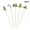 Black1, variant on Mixed Red Blue White Star Picks, 4.7 Inch Long Bamboo Fancy Toothpicks for Appetizers, Decorative Independence Day Party Food Drinks Garnish Fruit Skewer Sticks 100 Counts