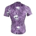 thumbnail image 4 of joogoo Retro Rose Skull Pattern Men's Cycling Jerseys Mountain Bike Short Sleeve Tops XL, 4 of 7