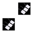 thumbnail image 2 of ZLight 90 Pieces Marking Tag Hang Tags Portable with Elastic String Attached Writable Designing Size for Clothing Displaying Usage TLX-022 2Set, 2 of 6