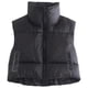 thumbnail image 1 of Chaleco de algodón para mujer, chaleco de invierno con cuello alto, chaleco de algodón grueso, chaleco sin mangas para mujer, 1 of 6