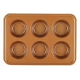 thumbnail image 6 of Ayesha Curry 4-Piece Bakeware Toaster Oven Baking Set, Copper, 6 of 10