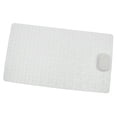thumbnail image 1 of Alfombrilla de baño Lavable con Moho Resistente antideslizante de succión Gris Claro blanco Macarena 40x70cm, 1 of 7
